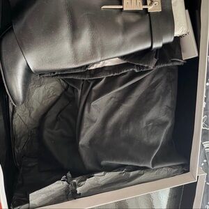 Givenchy Black Leather Boots with Silver Accents